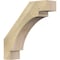 Ekena Millwork 6"W x 24"D x 24"H Merced Rough Sawn Knee Brace, Douglas Fir BRC06X24X24MRC00RDF - alternate 1